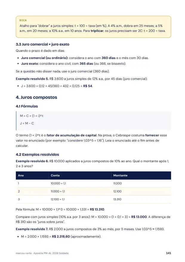 Página de Matemática